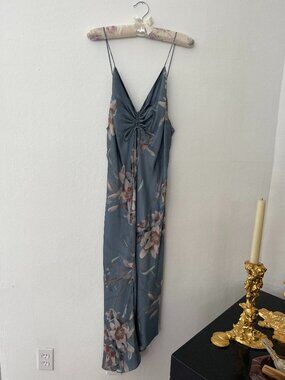 NEW - All Saints Alexia Kuroyuri Silk Blend Dress